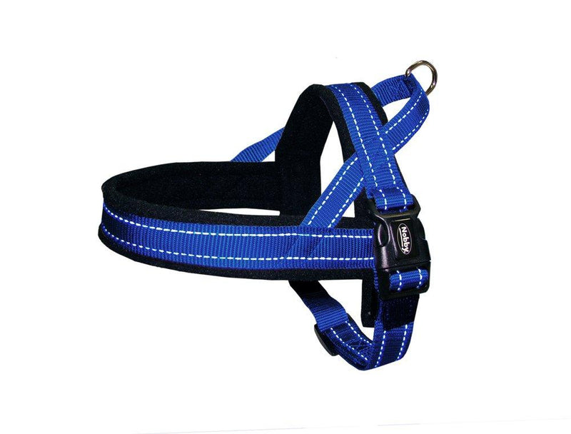 Nobby Norweger Classic Reflect Soft Harness, Small, Blue - PawsPlanet Australia