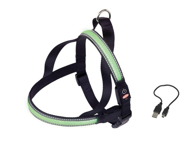 Nobby Flash Mesh Norwegian Harness Large, Green L - PawsPlanet Australia