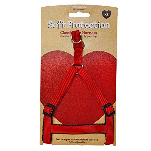 Rosewood Harness, X-Small, Red - PawsPlanet Australia