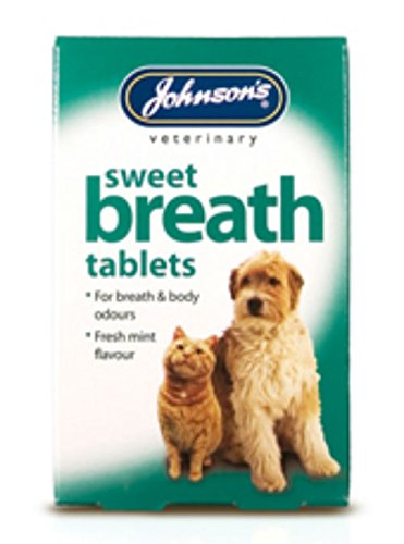 Johnsons Sweet Breath Tablets Dog nd Cat 30 pack of 6 - PawsPlanet Australia