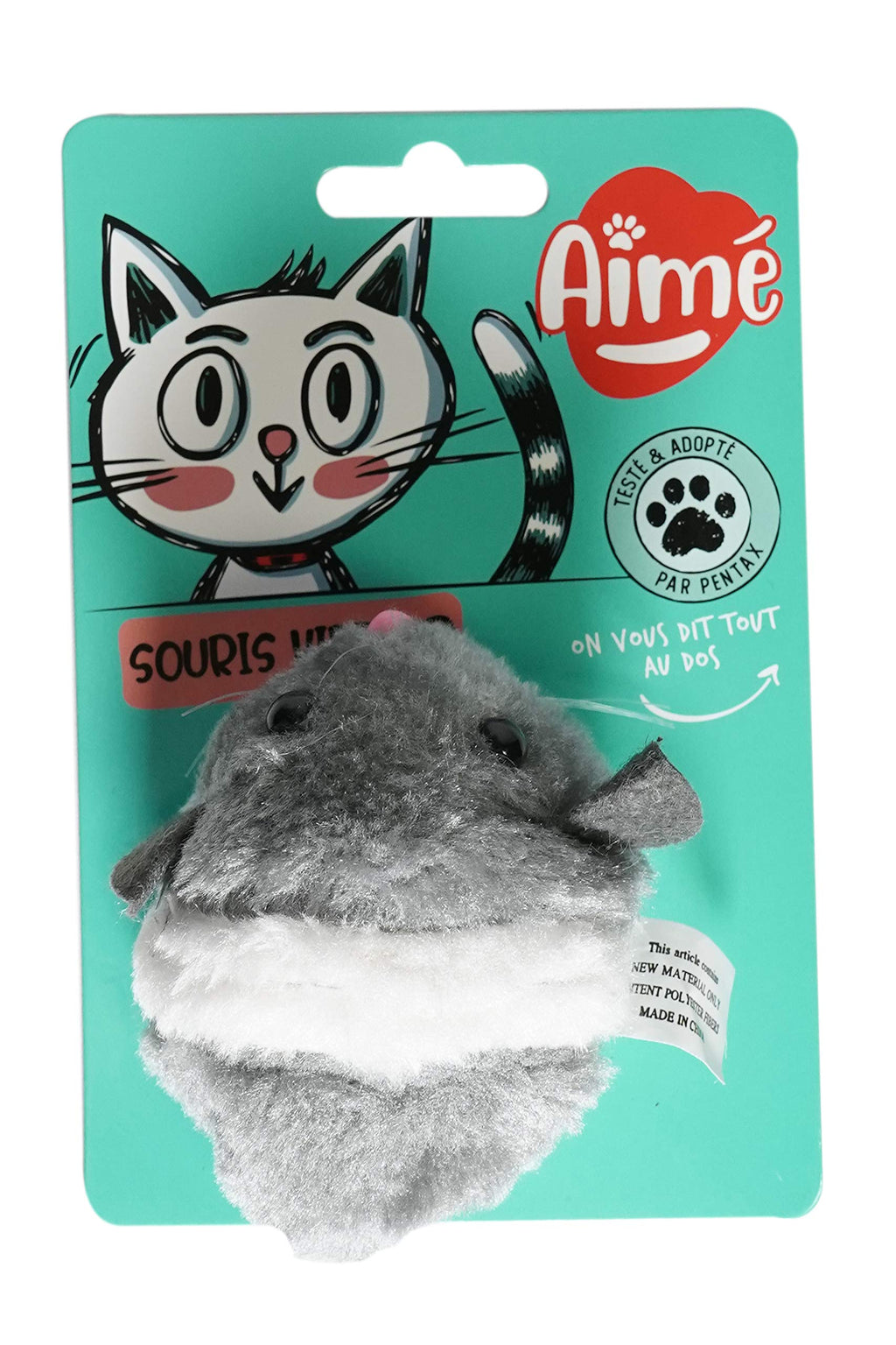 Aime Vibrating Mouse Toy for Cats - PawsPlanet Australia