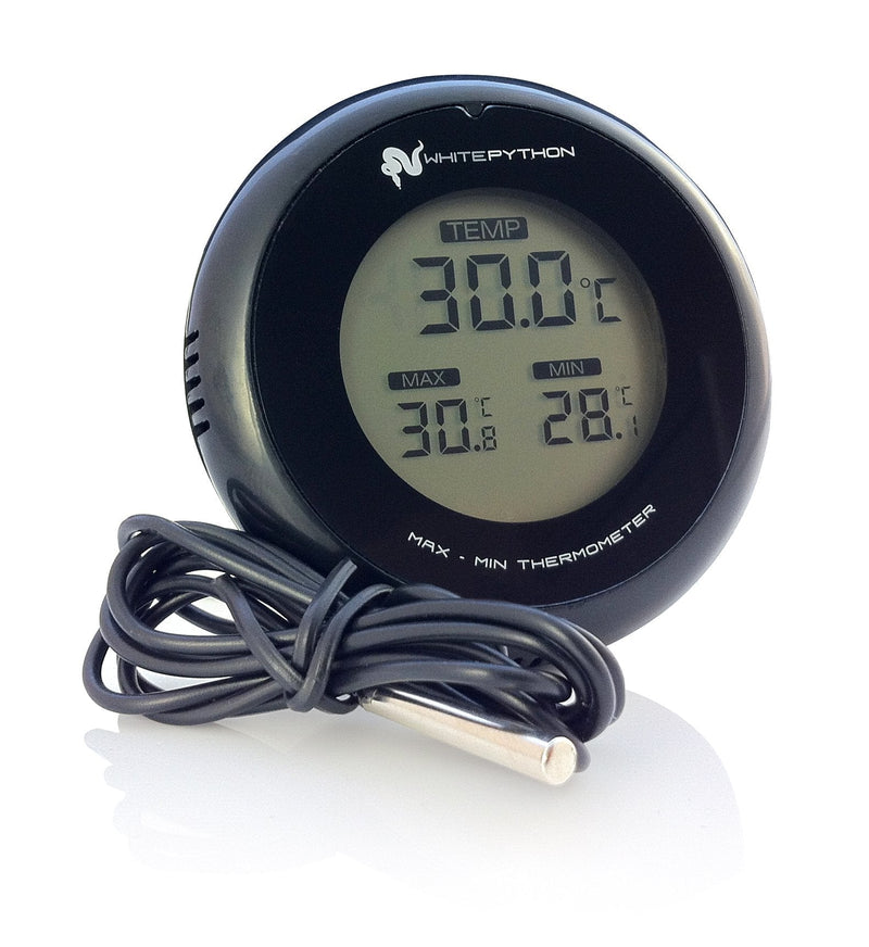 White Python Digital Max Min Thermometer - PawsPlanet Australia