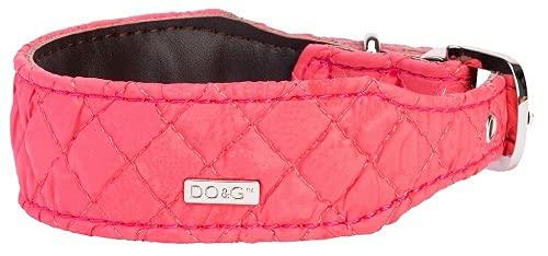 DO&G Silk Expressions Leather and Dog Collar, Pink - PawsPlanet Australia