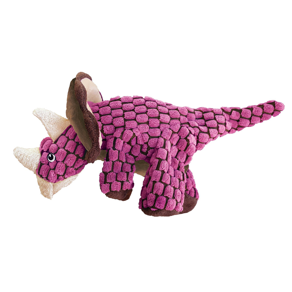 KONG Dynos Triceratops Dog Toy, Large - PawsPlanet Australia