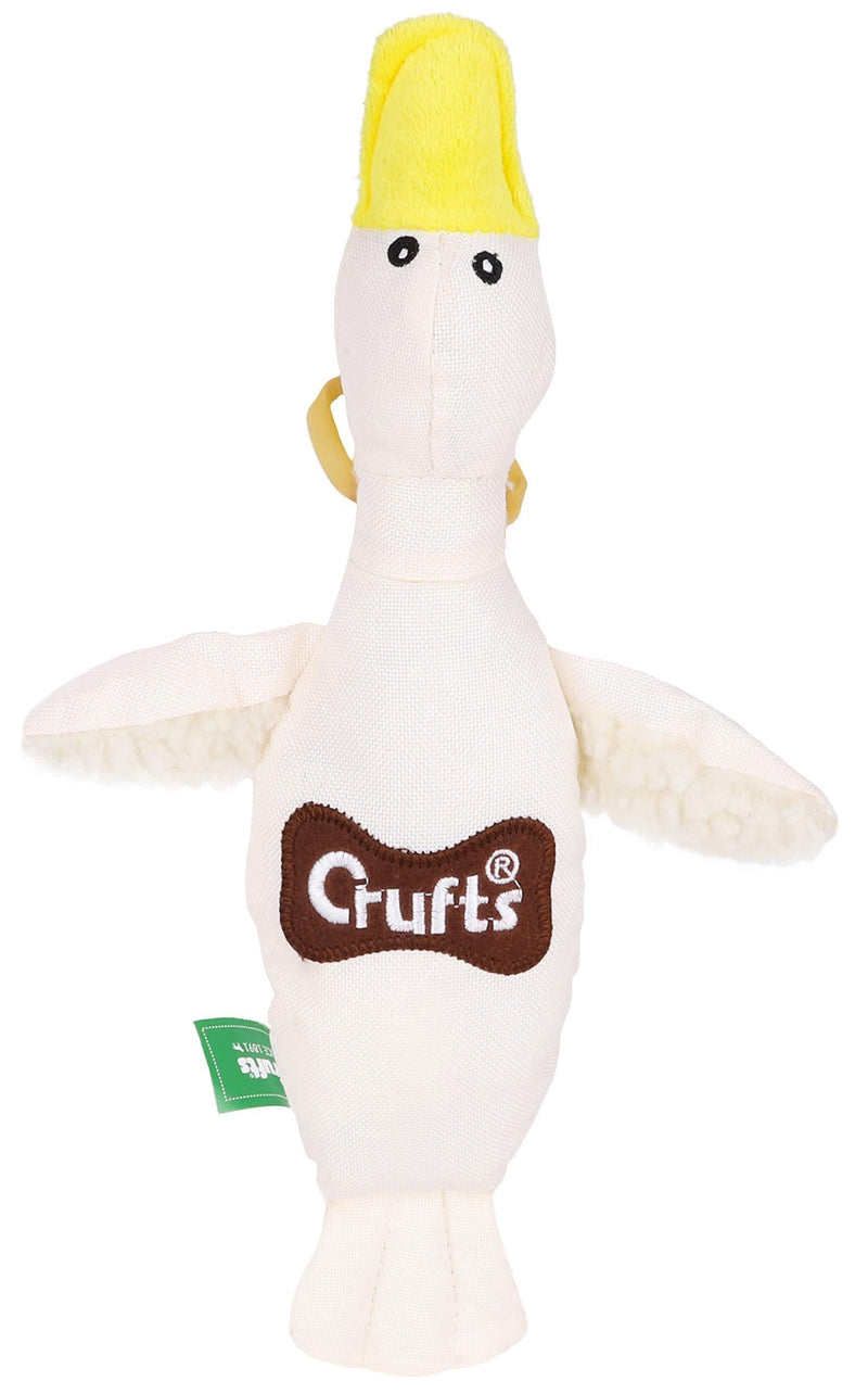 Crufts Squeaky Flying Duck Toy Puppy Dogs Dog Toys Squeaker Squeaky Plush Fetch - PawsPlanet Australia