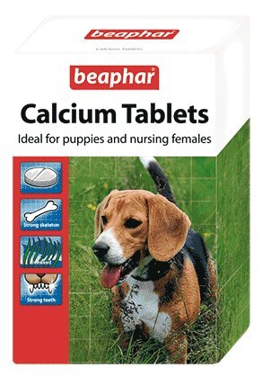 Beaphar Calcium Tablets 180 for Puppy Dogs birthing Whelping box birthing - PawsPlanet Australia