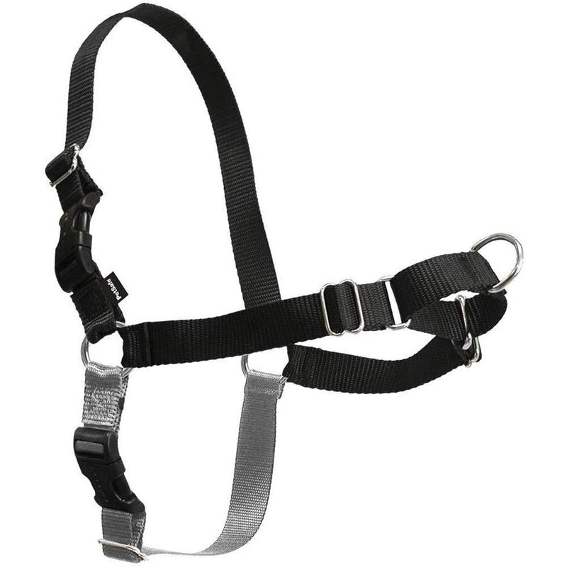 PetSafe Easy Walk Harness for Dogs, Medium/Large, Black/Beige , 1.8 m Lead - PawsPlanet Australia