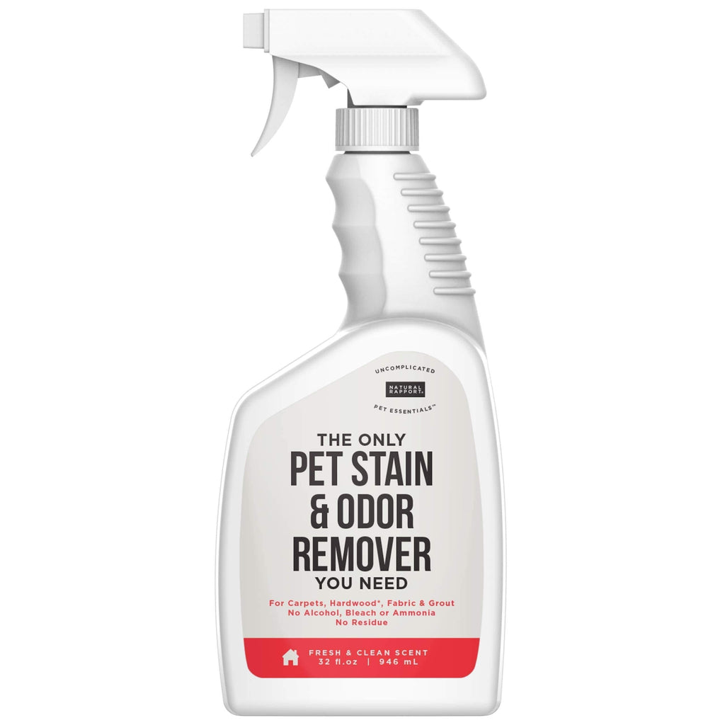 Natural Rapport Enzyme Cleaner & Urine Remover - Natural Plant-Based Cleaning - Allows You to Use The Safest Carpet Cleaning Supplies Inside Your Home Around Your Children & Pets - For Carpets & Hard Surfaces - 32 fl oz (946 mL) - PawsPlanet Australia