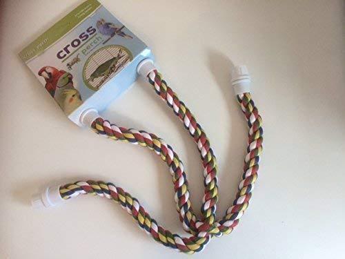 Small Rope Cross Perch - Budgies , Parakeets, Parrots - PawsPlanet Australia