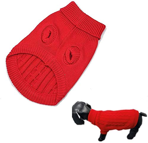 Losuya® Dog Warm Coat Cute Pet Puppy Cat Jumper Sweater Knitwear Apparel Clothes (XS) XS - PawsPlanet Australia
