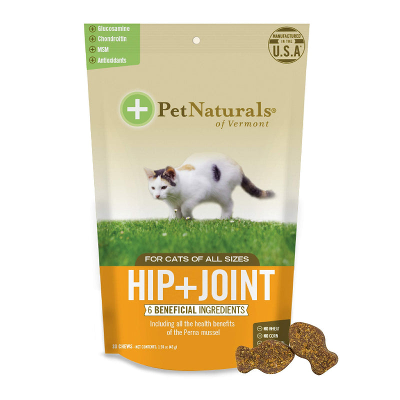 Pet Naturals® - Hip + Joint for Cats, Daily Hip & Joint Support Supplement, 30 Chews - PawsPlanet Australia
