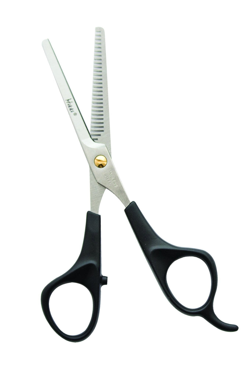 Mikki Dog, Cat Single Thinning Grooming Scissors - Pet Shears with Toothed Blade for Thick Coats - PawsPlanet Australia