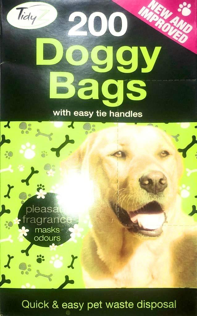 200 Doggy Bags with easy tie handles - PawsPlanet Australia