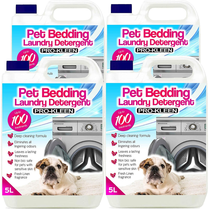 Pro-Kleen 20 Litre Pet Bedding Laundry Detergent, Eliminates Pet Odours, Non- Bio, Anti-Bacterial - PawsPlanet Australia
