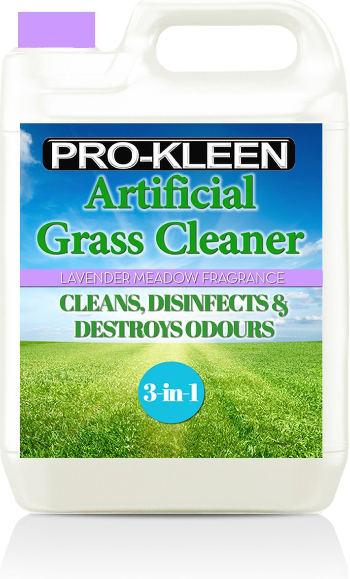 Pro-Kleen Artificial Grass Cleaner - Perfect for Homes with Dogs - Cleans and Deodorises Astro Turf, Leaves a Lavender Fragrance - 5 Litre Super Concentrate: Makes 15 Litres - PawsPlanet Australia