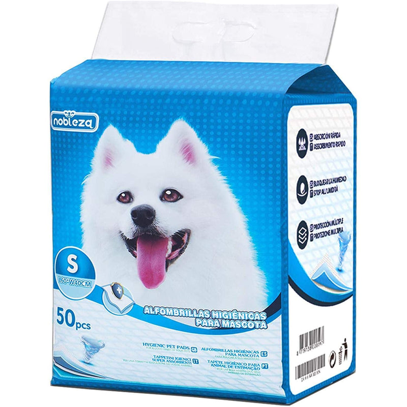 Nobleza - 50 x Ultra Absorbent Puppy Training Pads Dog Toilet Pee Mat, 40 * 60cm 60*40cm 50 pieces. - PawsPlanet Australia