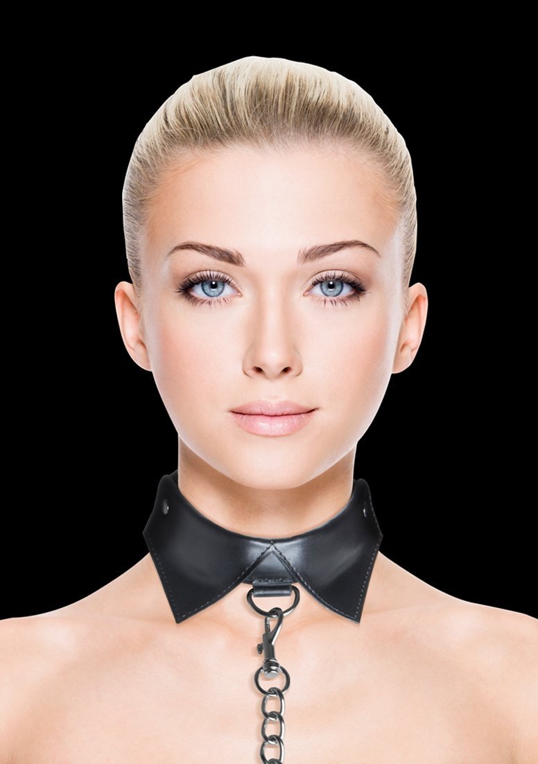 Ouch! Exclusive Collar and Leash, Black - PawsPlanet Australia