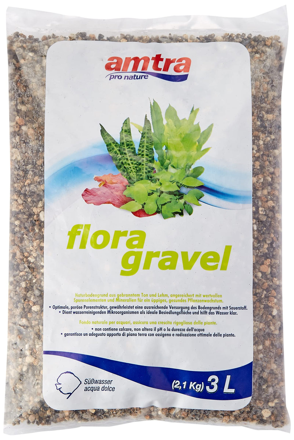 AMTRA Flora Gravel, 3 Litre - PawsPlanet Australia