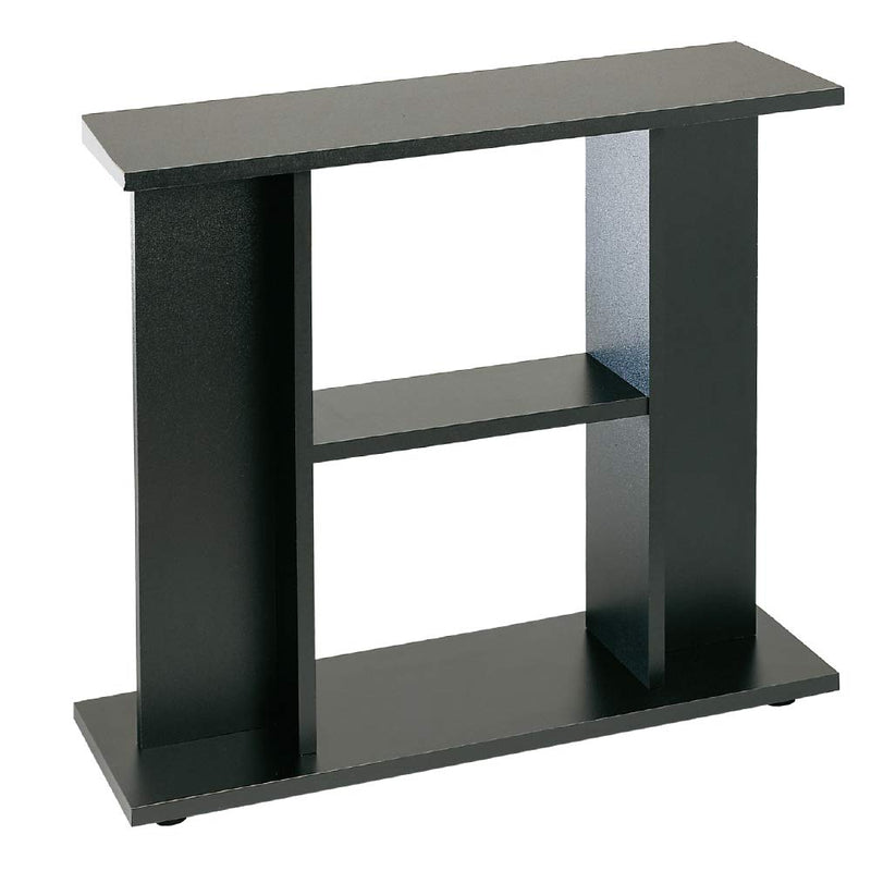 Wave Coated Wood Cabinet, 80 x 32 x 70 cm, Black - PawsPlanet Australia