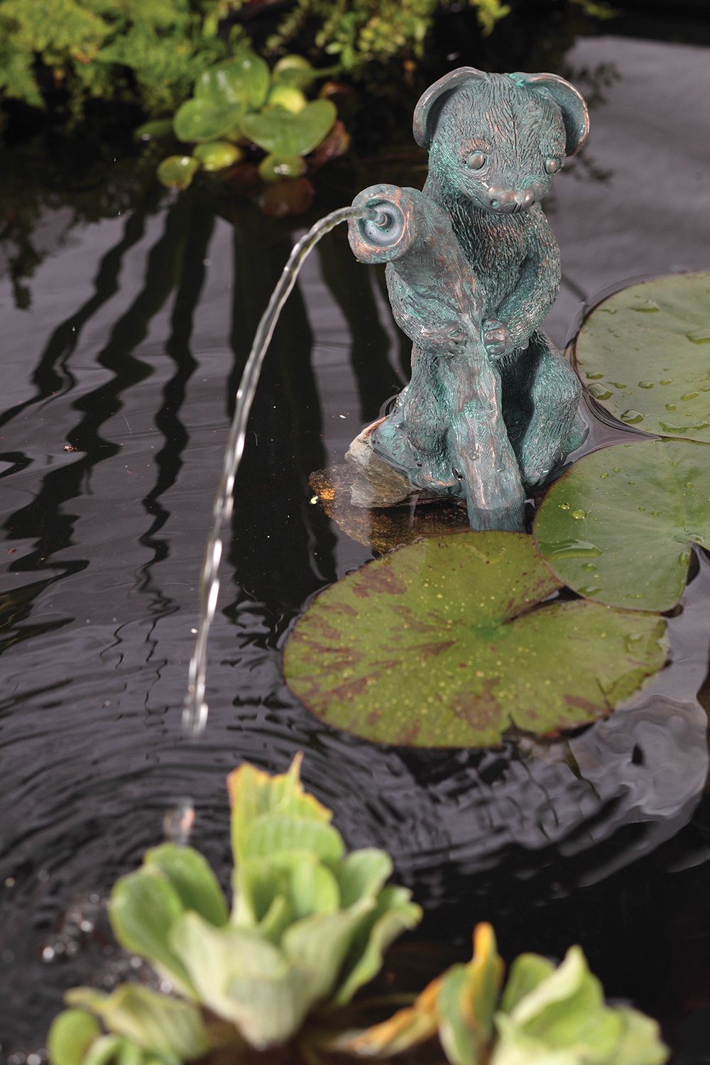 Blagdon 1054416 Liberty Woodland Sidney Stoat Water Spitter Figurine - PawsPlanet Australia