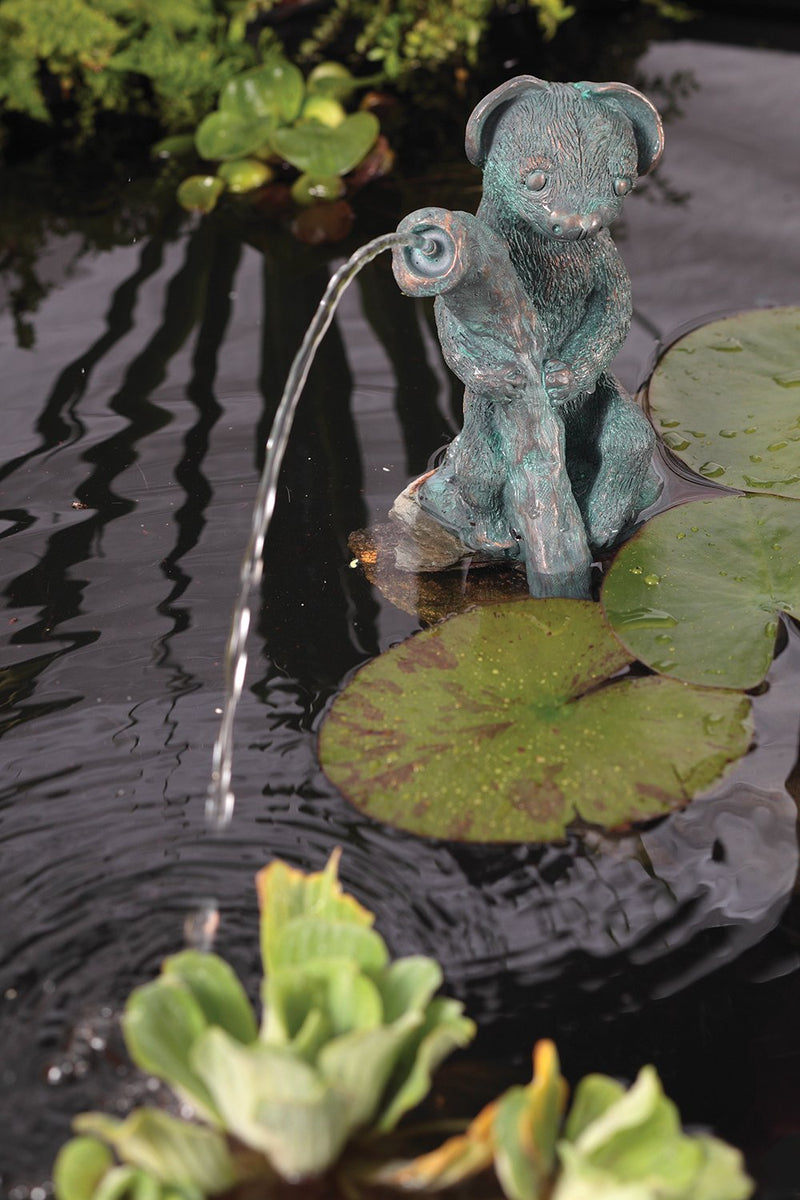 Blagdon 1054416 Liberty Woodland Sidney Stoat Water Spitter Figurine - PawsPlanet Australia