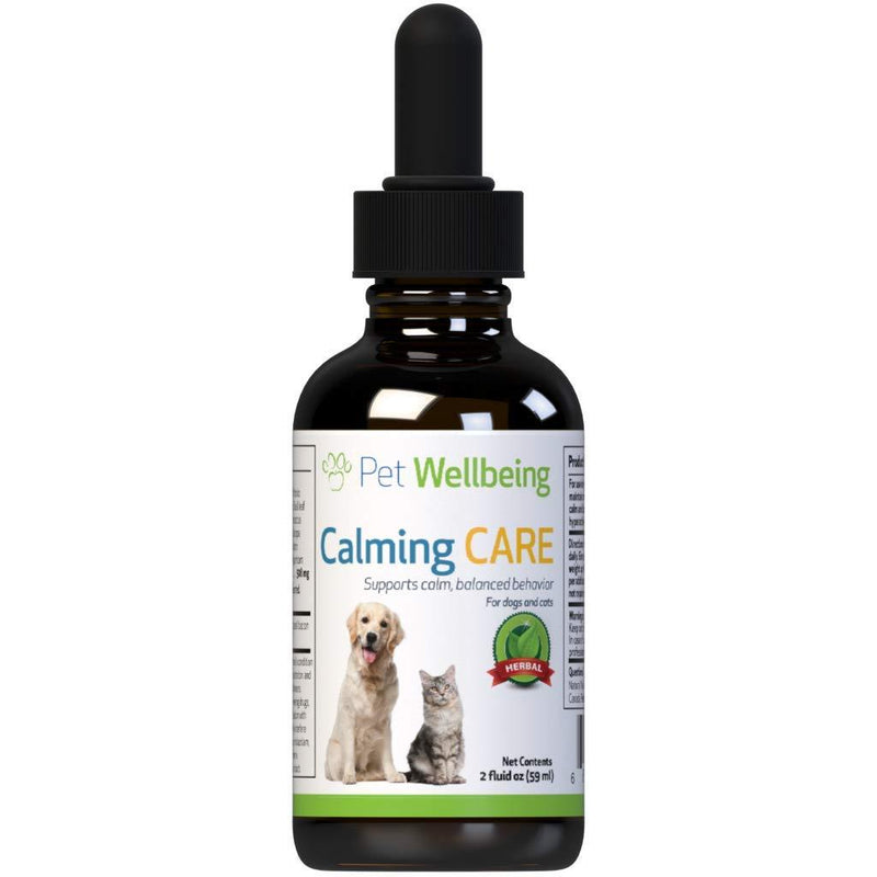 Pet Wellbeing - Calming Care For Dogs - Natural Support For Anxiety And Stress In Dogs - 2Oz (59Ml) - PawsPlanet Australia
