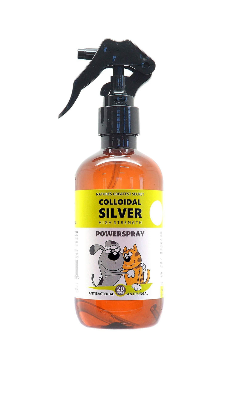 Nature's Greatest Secret Colloidal Silver Antibacterial Pets Power Spray, 250 ml Power Spray 250 ml - PawsPlanet Australia