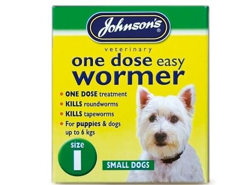 Johnson s Vet - Easy Dose Wormer Size 1 Small Dog 3 Tabs - PawsPlanet Australia