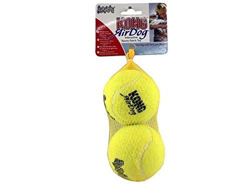 Kong - Air Kong Squeaker Tennis Ball Large (x2) - PawsPlanet Australia