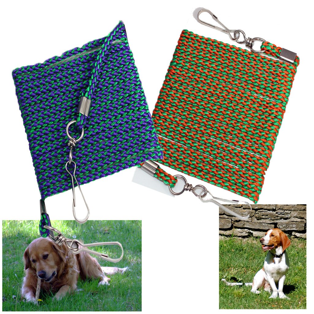 LONG DOG TIE OUT ROPE LINE ANIMAL PET GARDEN SAFETY CABLE GROUND STRONG LEAD - PawsPlanet Australia