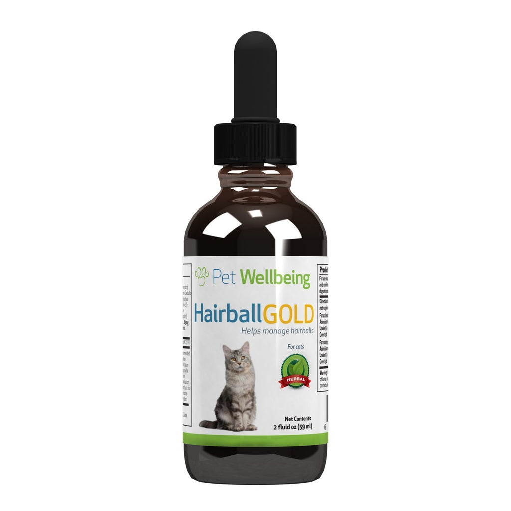 Pet Wellbeing - Hairball Gold for Cats - Natural Hairball Management for Cats - 2oz (59ml) - PawsPlanet Australia