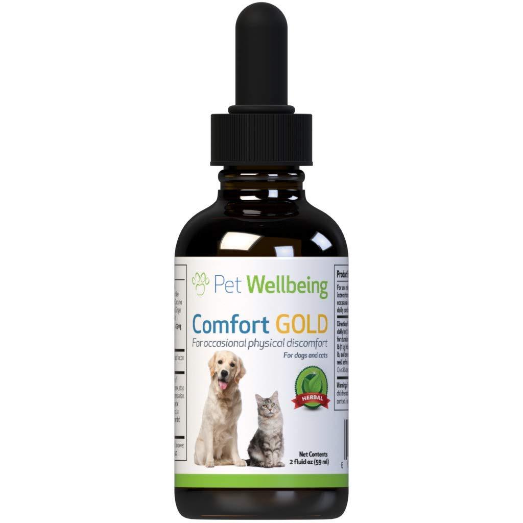 Pet Wellbeing - Comfort Gold For Dogs - Natural Support For Discomfort In Dogs - 2 Oz (59Ml) - PawsPlanet Australia