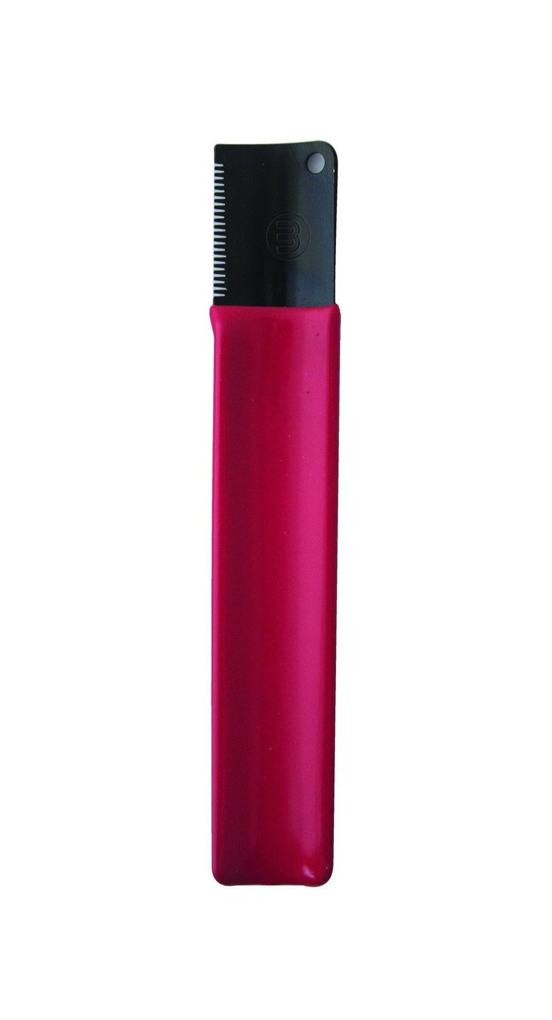 Mikki Dog, Puppy Grooming Stripping Knife - Hand Stripping Blade Tool for Fine Hair Coats Pink Fine Coats - PawsPlanet Australia