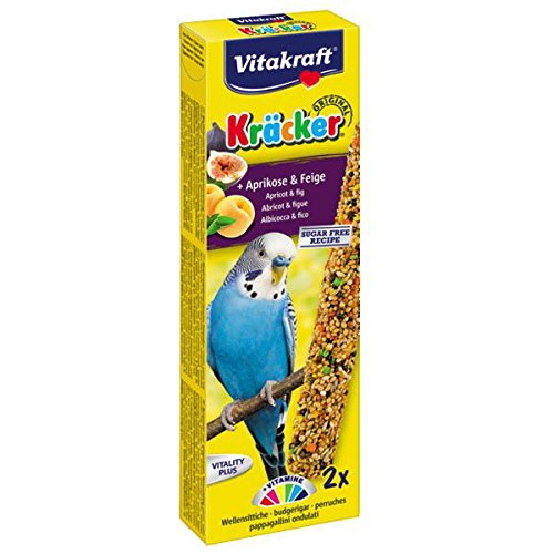 Vitakraft Kracker Budgie Treat Sticks with Honey and Sesame 2pk Case of 7 - PawsPlanet Australia