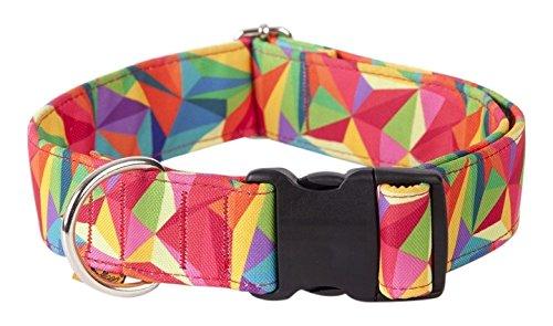 Dingo Patterned Collar for Dog with Plastic Buckle Handmade America Colorado Style 15509 - PawsPlanet Australia