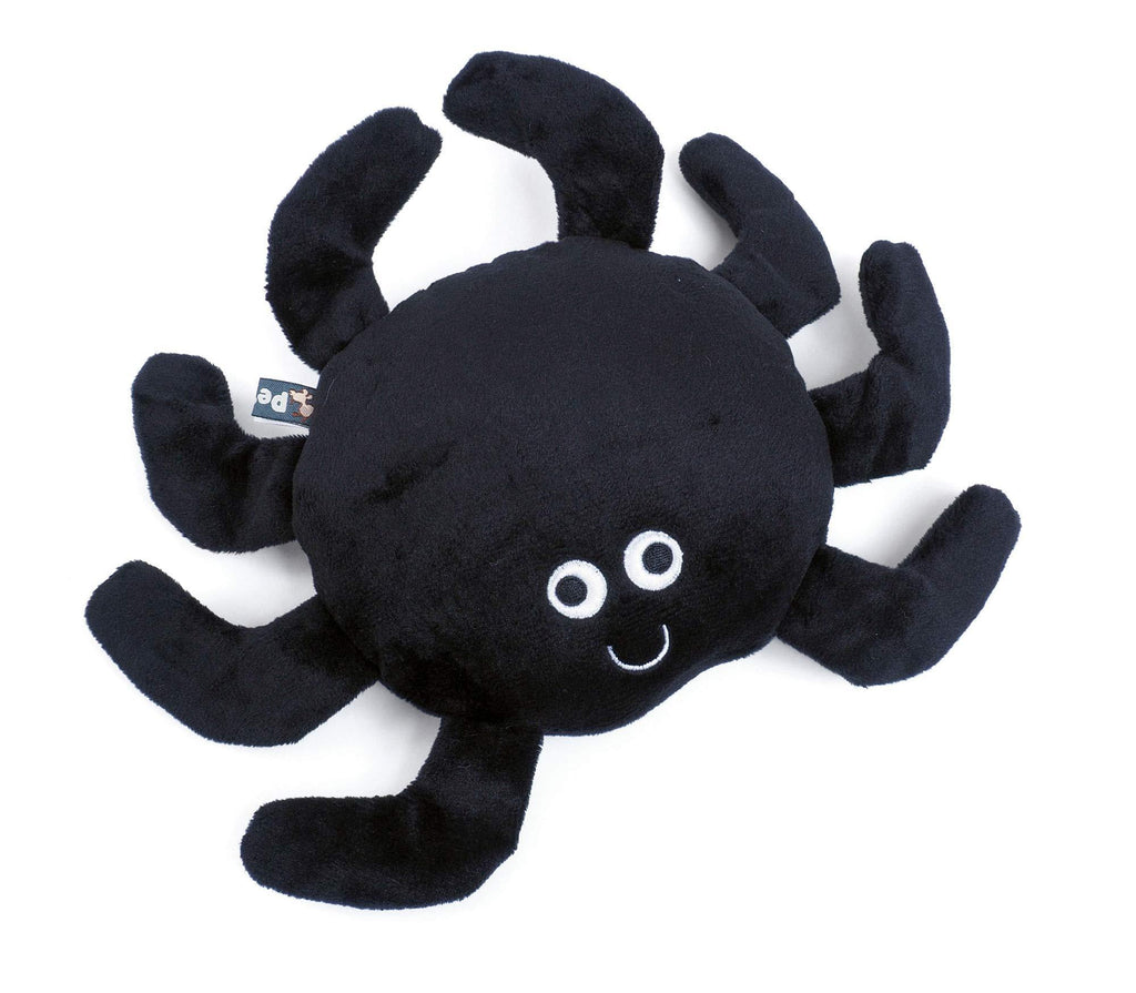 Petface Super Tough Rubber and Plush Izzy Spider Dog Toy - PawsPlanet Australia