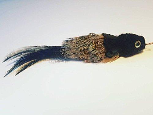 TIGA Toys Bettie Blacky bird cat toy feather teaser - PawsPlanet Australia