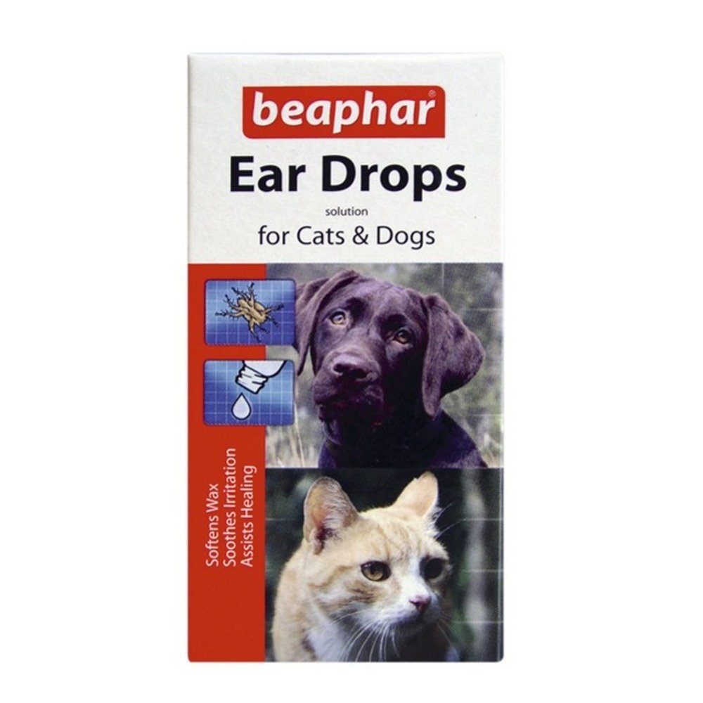 (6 Pack) Beaphar - Ear Drops 15ml - PawsPlanet Australia