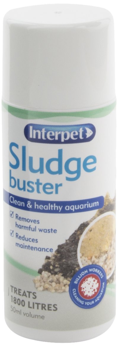 Interpet Sludge Buster Aquarium Treatment, 50 ml - PawsPlanet Australia