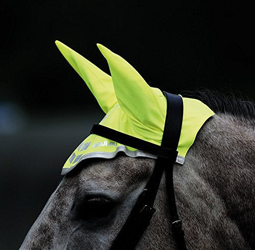 Shires Equi-Flector Fly Veil - Yellow Cob - PawsPlanet Australia