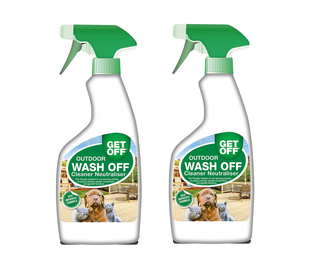 2 x Get Off Outdoor Wash Off Cleaner Neutraliser (Get Off Cat and Dog Repellent Spray) - PawsPlanet Australia