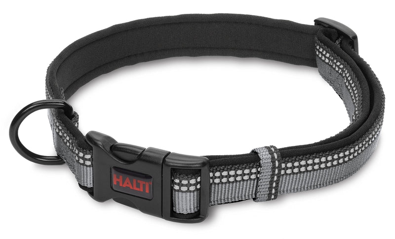 Halti Collar (12" - 23"), Black/Grey, Medium - PawsPlanet Australia