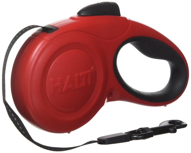 Halti Retractable Lead (16'), Medium, Red style 5 - PawsPlanet Australia