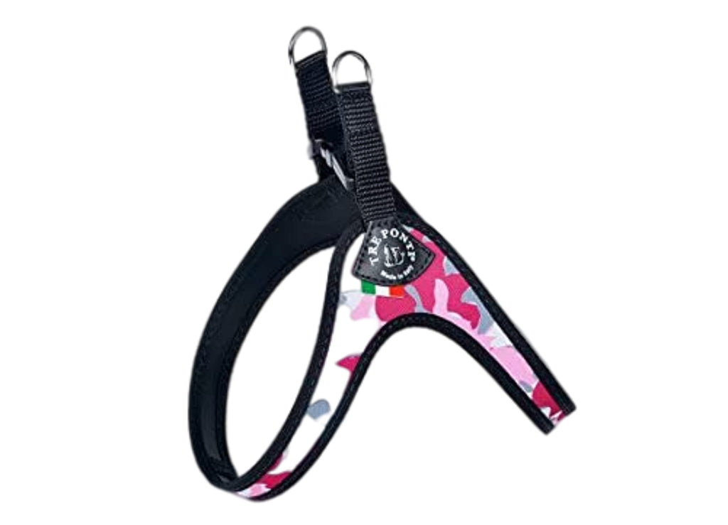 Tre Ponti Easy Fit Fix Dog Harness, Size 2, Pink Camouflage - PawsPlanet Australia