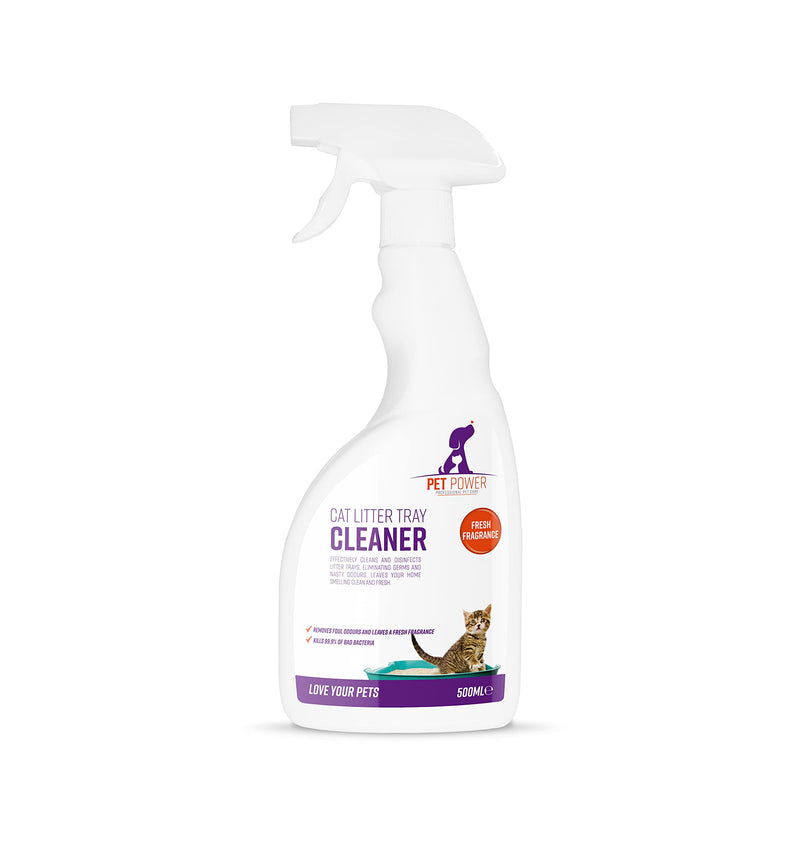 Pet Power Cat Litter Tray Cleaner and Sanitiser - 500ml - PawsPlanet Australia