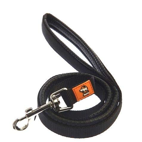 Canny Dog Lead Lead With Soft Padded Handle And Positional Grip, Designed For Walking, Training And Exercising Your Dog - Black S/M - 15mm wide (5/8"), 120cm length (4ft) - PawsPlanet Australia