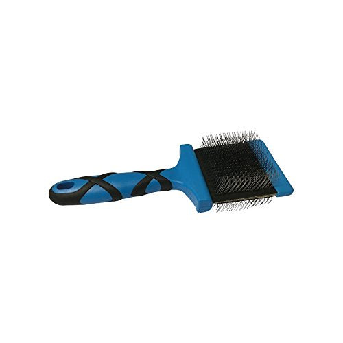 GROOM PROFESSIONAL Double Sided Flexible Slicker Grooming Brush - Firm - PawsPlanet Australia