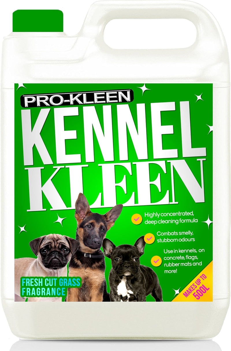 Pro-Kleen Kennel Disinfectant, Cleaner & Deodoriser (Cut Grass Fragrance) - 5L Pack - Tested according to DVG (German Veterinary Medical Society) - PawsPlanet Australia