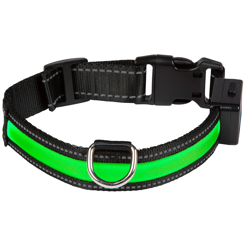 Eyenimal USB Light Collar, Small, Green - PawsPlanet Australia