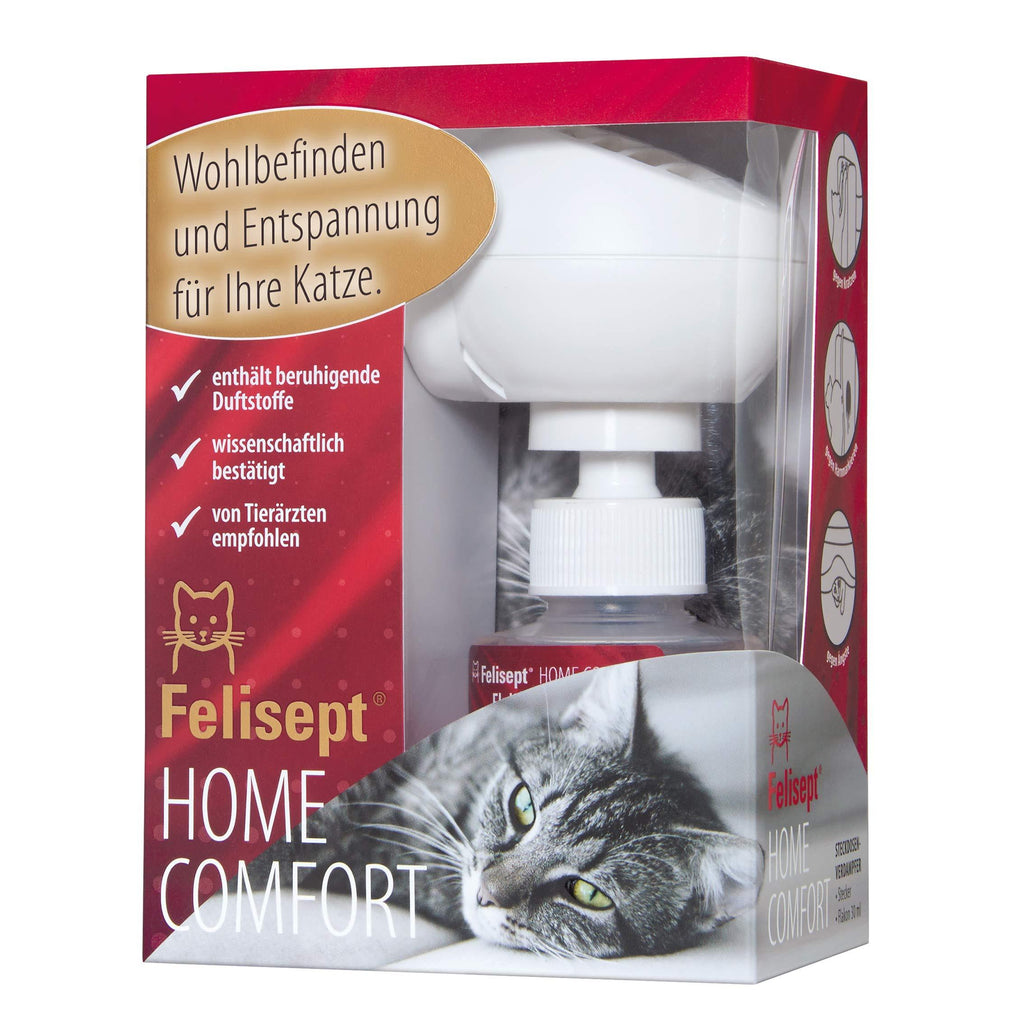 Felisept Home Comfort Plug-In Diffuser and Refill Starter Set - With natural catnip - Well-being and relaxation for cats - PawsPlanet Australia